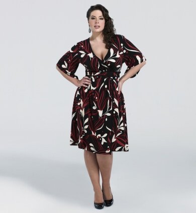 Jada Faux Wrap Dress