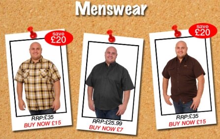 SizeUp Plus Size Men's Sale