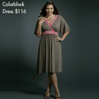 Colorblock Dress by Kiyonna