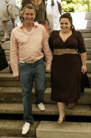 Nikki Blonsky and Adam Shankman