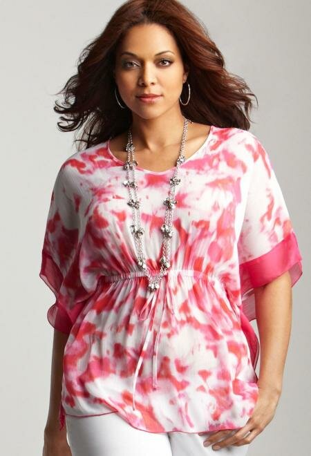 Plus Size Kimono Blouse