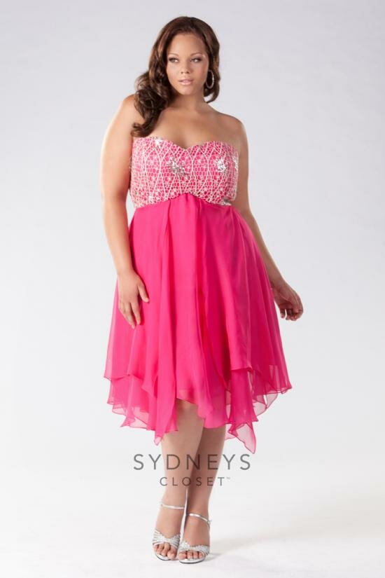 Emma Dress in Pink Punch by Sydney's Closet